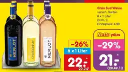 Netto Marken-Discount Gran Sud Weine Angebot