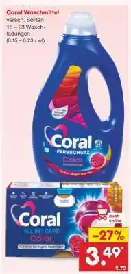 Netto Marken-Discount Coral Waschmittel Angebot
