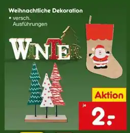 Netto Marken-Discount Weihnachtliche Dekoration Angebot