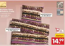 Netto Marken-Discount Microfaser-Fleece Bettwäsche, 2-teilig Angebot