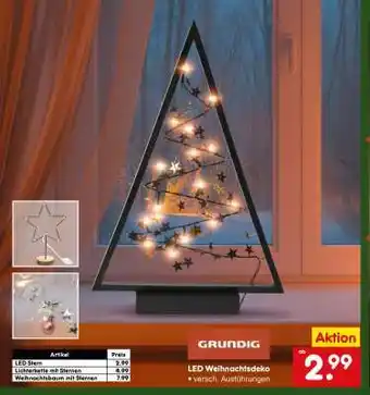 Netto Marken-Discount LED Weihnachtsdeko Angebot