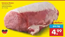 Netto Marken-Discount Schweine-Rücken Angebot