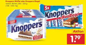 Netto Marken-Discount Knoppers Waffel oder Knoppers Riegel Angebot