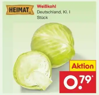Netto Marken-Discount Weißkohl Angebot