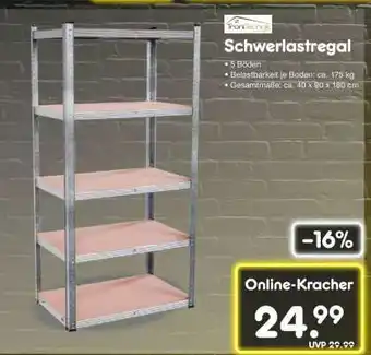 Netto Marken-Discount Schwerlastregal Angebot
