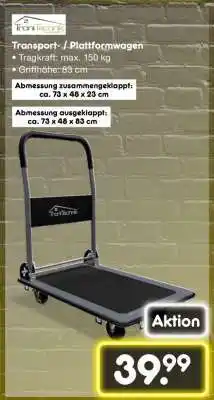 Netto Marken-Discount Transport-/Plattformwagen Angebot