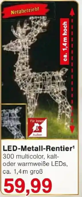 Jawoll LED-Metall-Rentier Angebot
