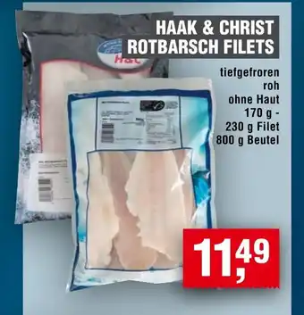 Handelshof HAAK & CHRIST ROTBARSCH FILETS Angebot