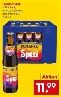 Netto Marken-Discount Paulaner Spezi Angebot