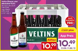 Netto Marken-Discount Veltins Pilsener oder Alkoholfrei 0,0% Angebot