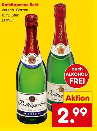 Netto Marken-Discount Rotkäppchen Sekt Angebot