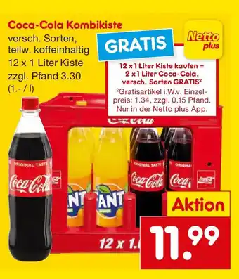 Netto Marken-Discount Coca-Cola Kombikiste Angebot