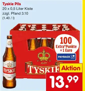 Netto Marken-Discount Tyskie Pils Angebot
