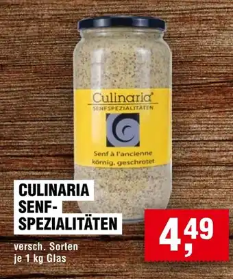 Handelshof CULINARIA SENF- SPEZIALITÄTEN Angebot