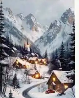Pflanzen Kölle LED Bild Winterlandschaft Angebot