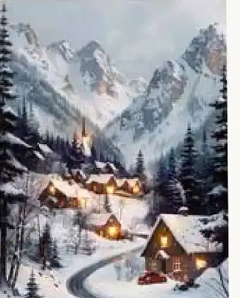 Pflanzen Kölle LED Bild Winterlandschaft Angebot