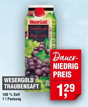 Handelshof WESERGOLD TRAUBENSAFT Angebot