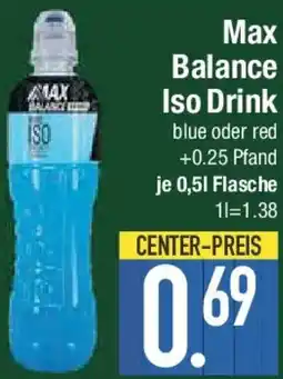 E-Center Max Balance Iso Drink Angebot