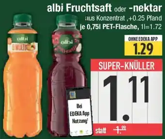 E-Center albi Fruchtsaft oder nektar Angebot