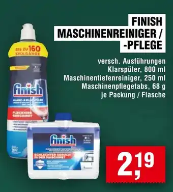 Handelshof FINISH MASCHINENREINIGER / -PFLEGE Angebot