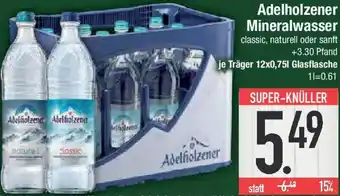 E-Center Adelholzener Mineralwasser Angebot