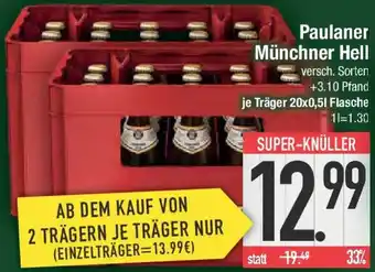 E-Center Paulaner Münchner Hell Angebot