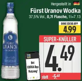 E-Center Fürst Uranov Wodka Angebot