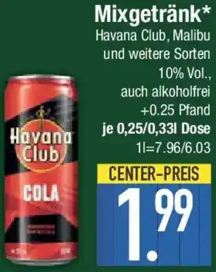 E-Center Havana Club Mixgetränk Angebot