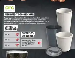Handelshof circ NETTE MEHRWEG MEHRWEG-TO-GO-GESCHIRR - COFFEE-TO- GO-BECHER Angebot