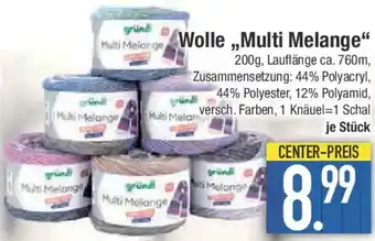 E-Center gründl Wolle ,,Multi Melange" Angebot