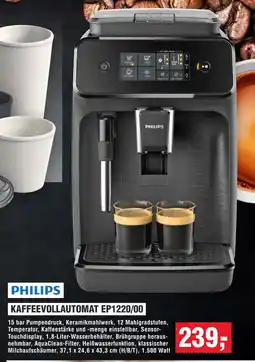 Handelshof PHILIPS KAFFEEVOLLAUTOMAT EP1220/00 Angebot