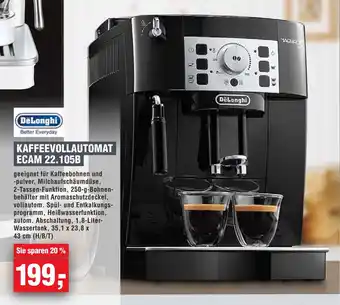 Handelshof DeLonghi KAFFEEVOLLAUTOMAT ECAM 22.105B Angebot