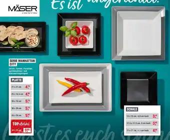 Handelshof MÄSER SERIE MANHATTAN CITY PLATTE Angebot