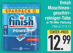 E-Center finish Maschinengeschirrreiniger-Tabs Angebot