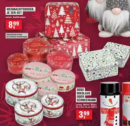 Handelshof WEIHNACHTSDOSEN, JE 3ER-SET Angebot