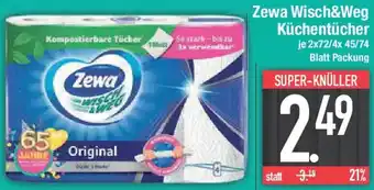 E-Center Zewa Wisch&Weg Küchentücher Angebot