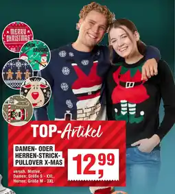 Handelshof DAMEN- ODER HERREN-STRICK- PULLOVER X-MAS Angebot