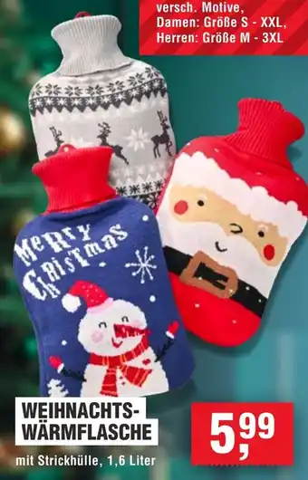 Handelshof WEIHNACHTSWÄRMFLASCHE Angebot