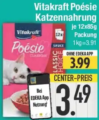 E-Center Vitakraft Poésie Katzennahrung Angebot