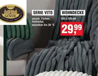 Handelshof GÖZZE SERIE VITO WOHNDECKE Angebot