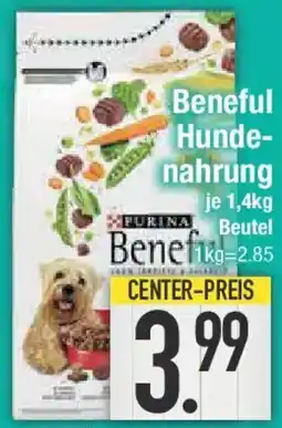 E-Center Purina Beneful Hundenahrung Angebot