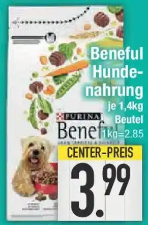 E-Center Purina Beneful Hundenahrung Angebot