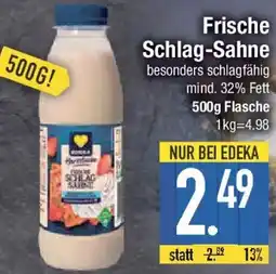 E-Center Edeka Herzstücke Frische Schlag-Sahne Angebot