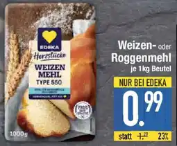 E-Center Edeka Herzstücke Weizen- oder Roggenmehl Angebot