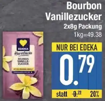 E-Center Edeka Herzstücke Bourbon Vanillezucker Angebot