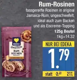 E-Center Edeka Herzstücke Rum-Rosinen Angebot