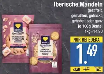 E-Center Edeka Herzstücke Iberische Mandeln Angebot
