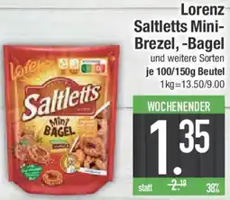 E-Center Lorenz Saltletts Mini Brezel, -Bagel Angebot