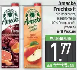 E-Center Amecke Fruchtsaft Angebot