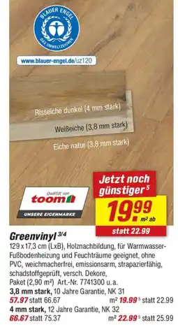 toom Baumarkt Greenvinyl Angebot